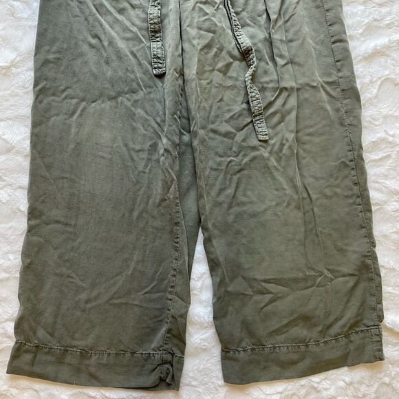 Anthropologie Green Paper Bag Pant- Women’s 2 - Picture 2 of 9